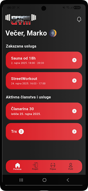 Impress Gym Screenshot 0