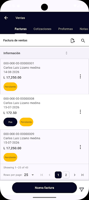 HelloFactura Screenshot 2