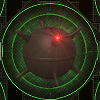 Sonar Ping Submarine Mine Scan