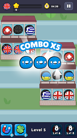 Country Balls: Sort & Match Screenshot 2