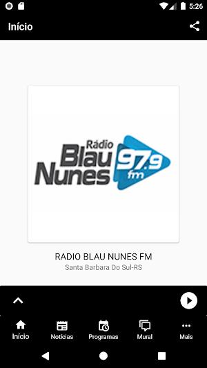 Rádio Blau Nunes Screenshot 0