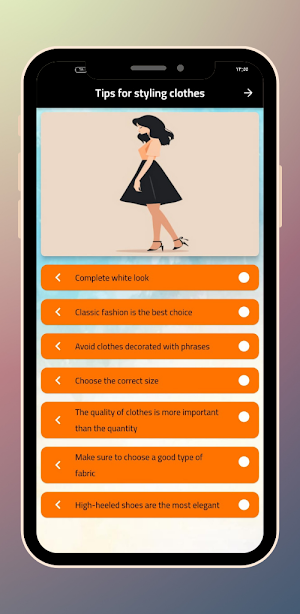 Tips for styling clothes Screenshot 0
