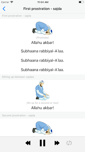 Namaz: learning for beginners Screenshot 2