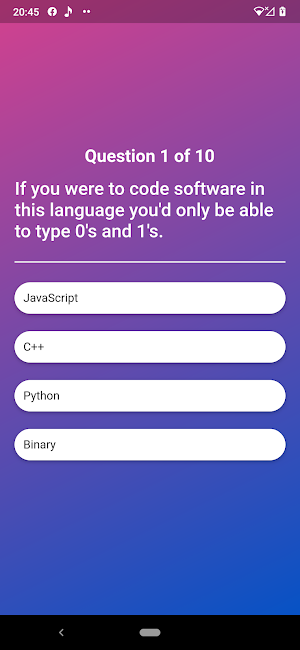Trivia Quiz Screenshot 1