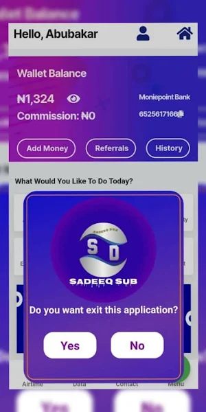 SADEEQSUB DATA Screenshot 2