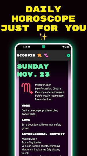 ZIRKA Daily Horoscope Screenshot 0