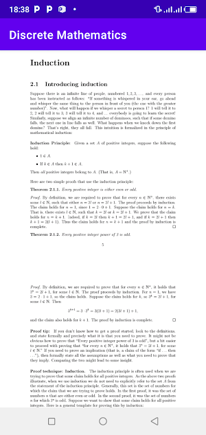 Discrete Mathematics Screenshot 2
