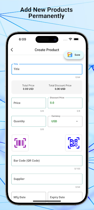 Supermarket QR Barcode Scanner Screenshot 1