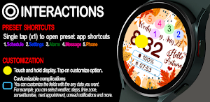 Autumn Watchface Screenshot 2