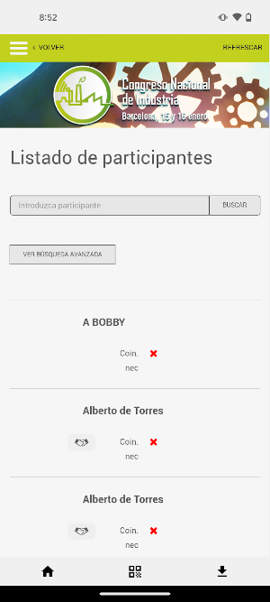 Congreso Nacional de Industria Screenshot 2