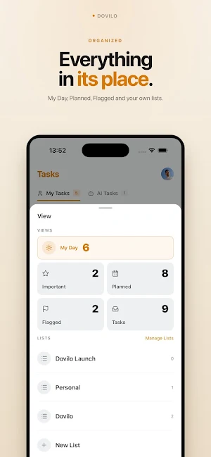 Dovilo: Focus, Build & To-Do Screenshot 2
