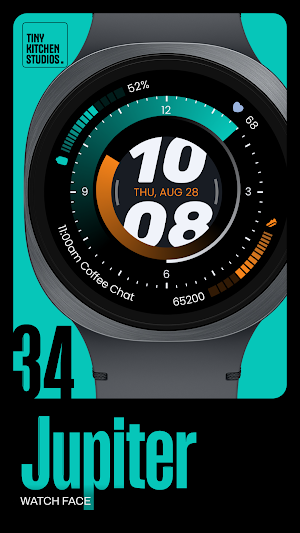 TKS 34 Jupiter Watch Face Screenshot 0