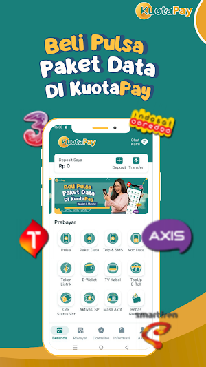 KuotaPay - Pulsa & PPOB Screenshot 1