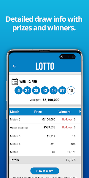 NY Lottery Results Screenshot 1