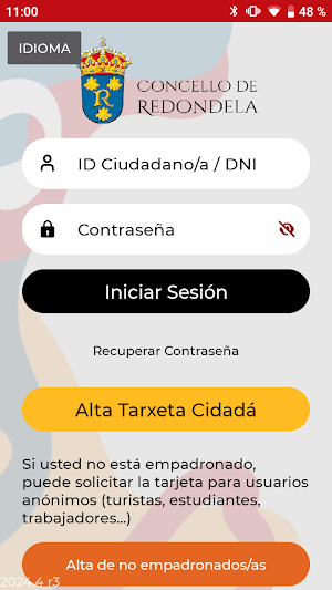 Tarxeta Cidadá Redondela Screenshot 2