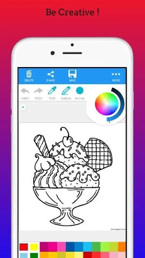 Ice Cream Coloring Book 2020 Screenshot 0