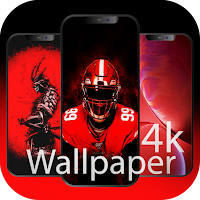 Red wallpaper 4k