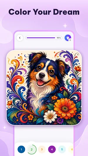 ColorDream - Paint by Numbers Screenshot 0