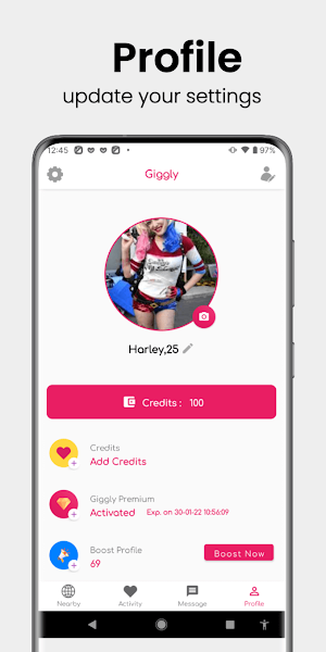 giggly - Meet People Screenshot 1
