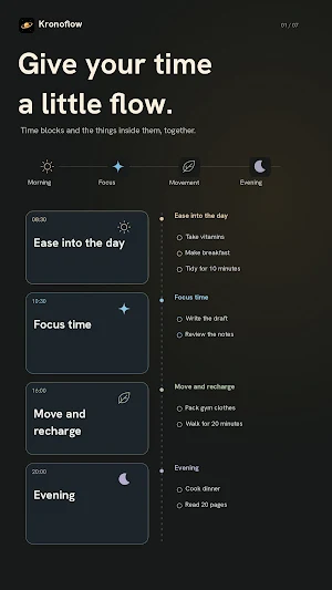 Kronoflow: Daily Planner Screenshot 0