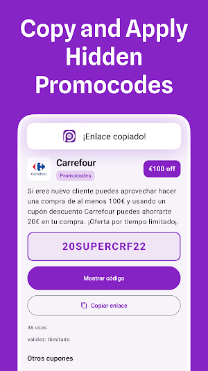 Couponhub: Shopping Coupons Screenshot 1