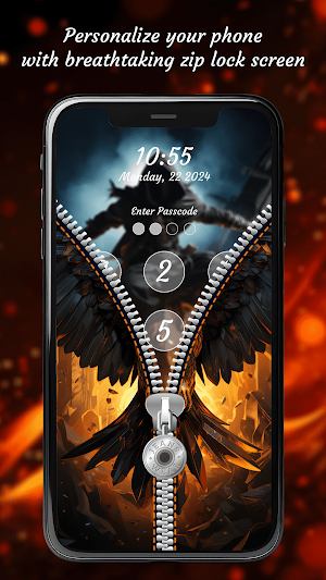 Zipper Lockscreen Wallpapers Screenshot 2