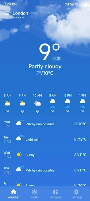 Weather - Live Radar & Widgets Screenshot 0