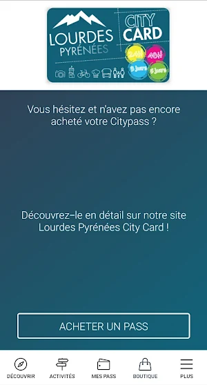 Lourdes-Pyrénées City Card Screenshot 2