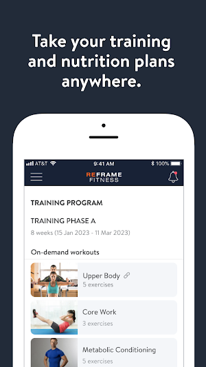 Reframe Fitness Screenshot 1