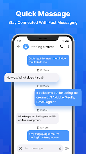 Messages: Text, SMS & MMS Screenshot 0