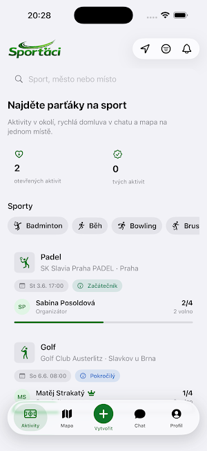 Sporťáci Screenshot 0