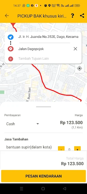 LALAHMOVE Angkutan Barang Screenshot 1