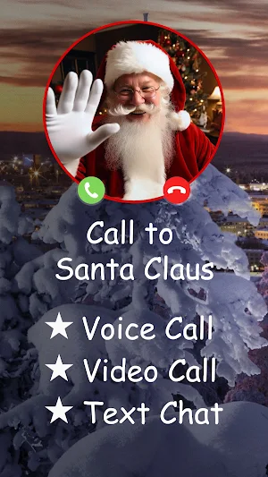 Prank Video Call Santa Claus Screenshot 0
