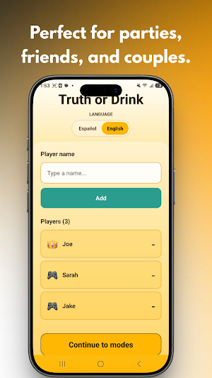 Truth or Drink: Party Game Screenshot 1