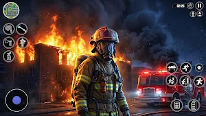 Fire Truck Duty Rescue Mission Screenshot 2