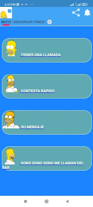 Rigtones Simpsons Screenshot 0