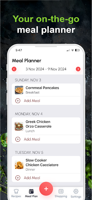 Recipe Organizer: Meal Planner Screenshot 2
