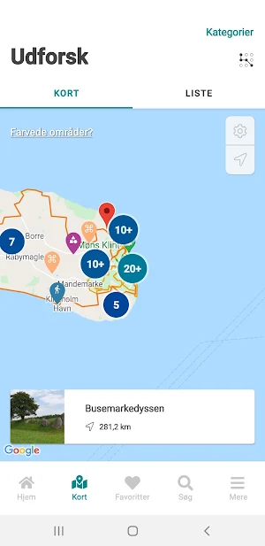 Oplev Møn Screenshot 2