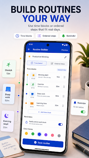 Routine Planner Daily Habit Screenshot 1