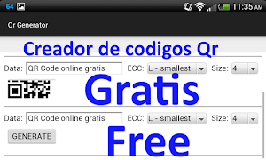 Generador de qr code gratis Screenshot 1
