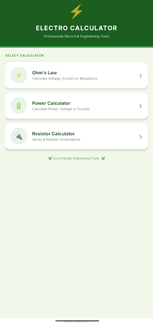 Electro Calculator Screenshot 0