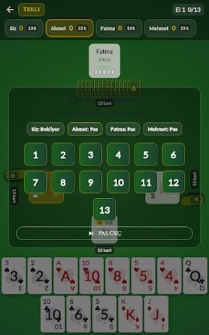 Batak Oyunu Screenshot 1