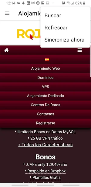 Roja Web -  Servidores Web Screenshot 0