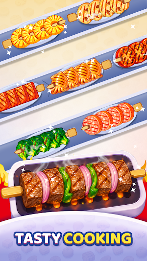 Grill Stick Sort Puzzle Screenshot 0