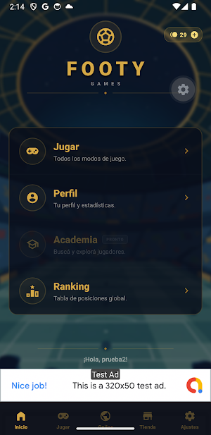 Footy Games Screenshot 0