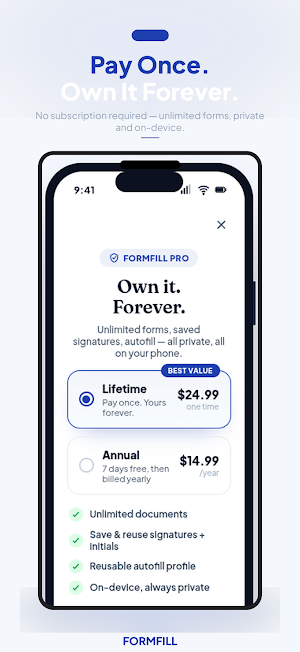 FormFill: Fill & Sign PDF Screenshot 3