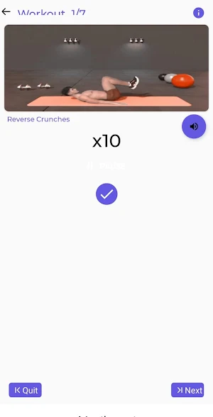 Workout Home Fitness Screenshot 1
