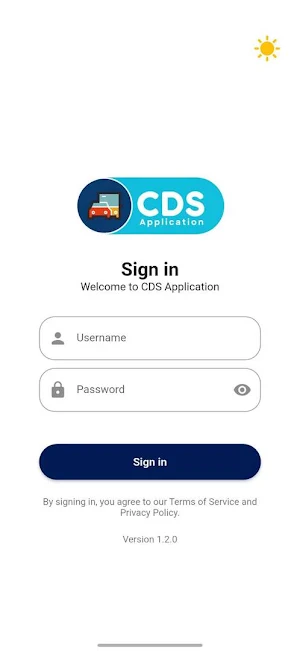 CDS Application Screenshot 0
