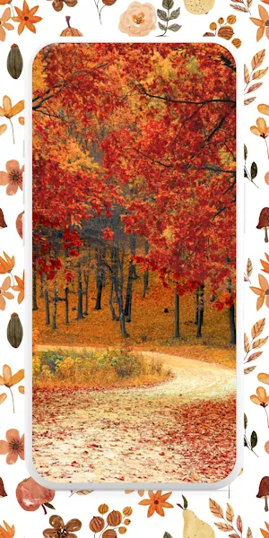 Preppy Fall Wallpaper Screenshot 0