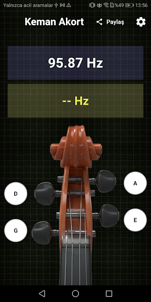 Violin Tuner App Screenshot 0